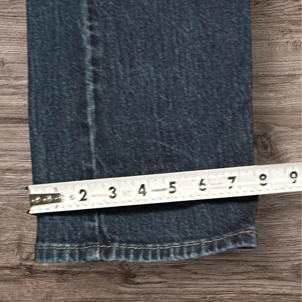 Levi's 505 Mens Jeans T32x32 (A30X29) Dark Wash Straight‎ Leg Denim Blue